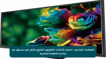 تخفيضات قياسية.. أسعار شاشات التلفزيون تتراجع بشكل غير مسبوق بعد مبادرة الحكومة المصرية